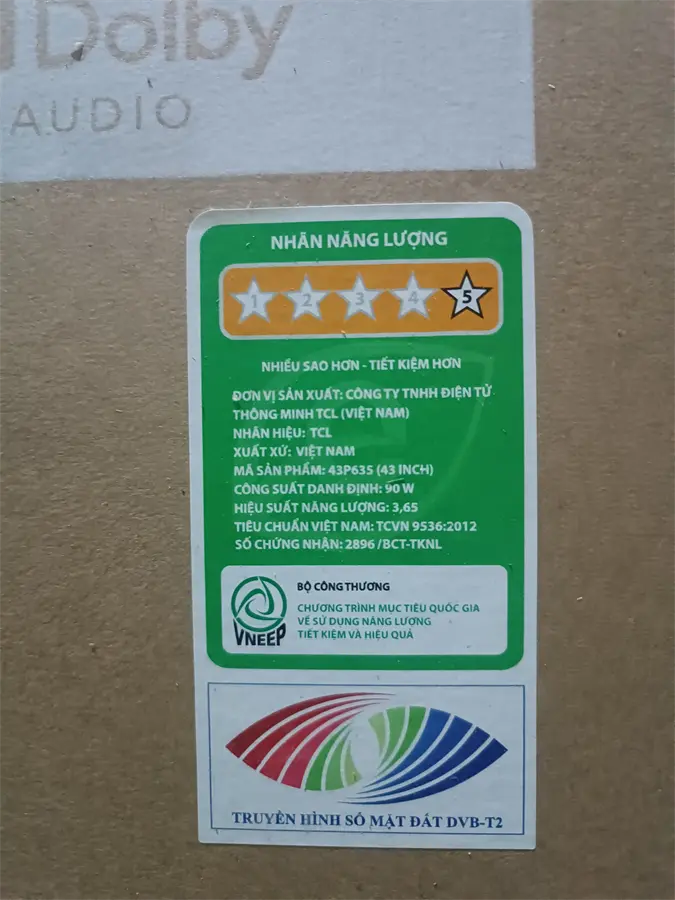 Khách hàng review Google Tivi TCL 4K 43 inch 43P635 10
