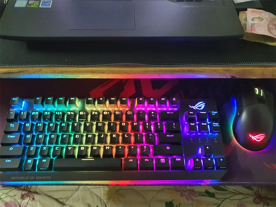 Khách hàng review Bàn phím Có Dây Gaming Asus ROG Strix Scope NX TKL DELUXE RD SW 1