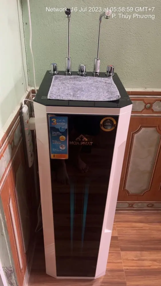 Khách hàng review Máy lọc nước RO nóng nguội lạnh Hydrogen Hòa Phát HWBS3A 1021 10 lõi 15