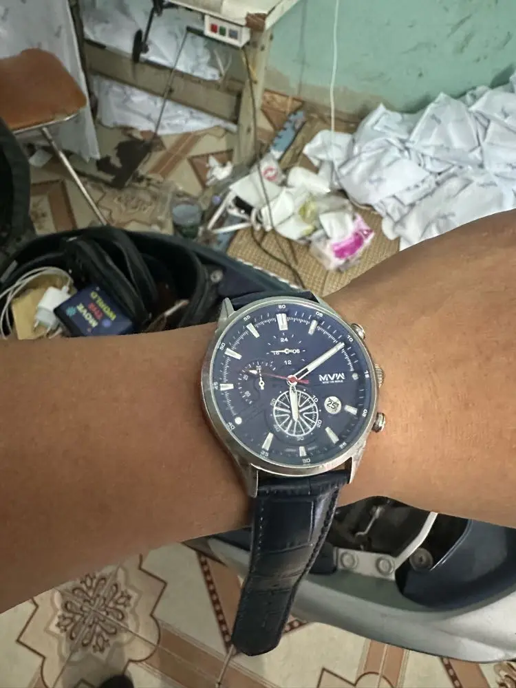Khách hàng review Đồng hồ MVW Sport 43 mm Nam ML075-03 1