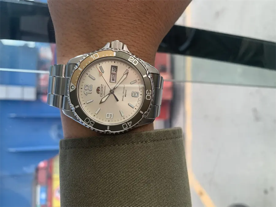 Khách hàng review Đồng hồ Orient Mako 41.8 mm Nam RA-AA0821S19B 2