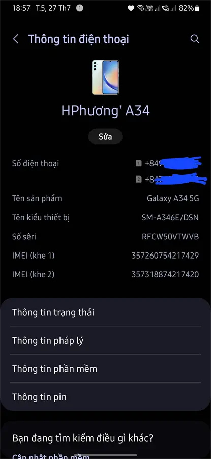 Khách hàng review Điện thoại Samsung Galaxy A34 5G 128GB 4