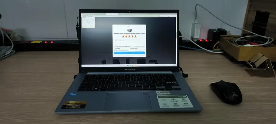Khách hàng review Laptop Asus Vivobook 14 X1402ZA i3 1220P/4GB/512GB/Win11 (EK249W) 1