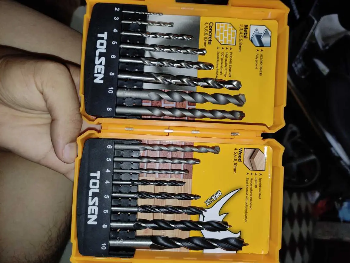 Khách hàng review Mũi khoan gỗ - tường - sắt Tolsen 75628 2-10 mm (hộp 16 mũi) 1