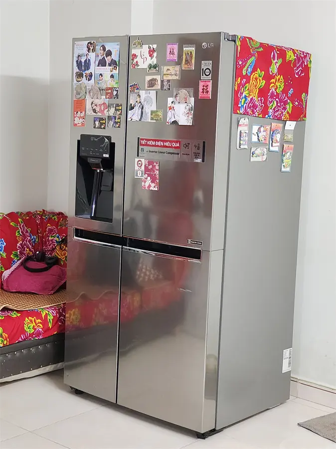 Khách hàng review Tủ lạnh LG Inverter 601 lít Side By Side GR-D247JDS 1