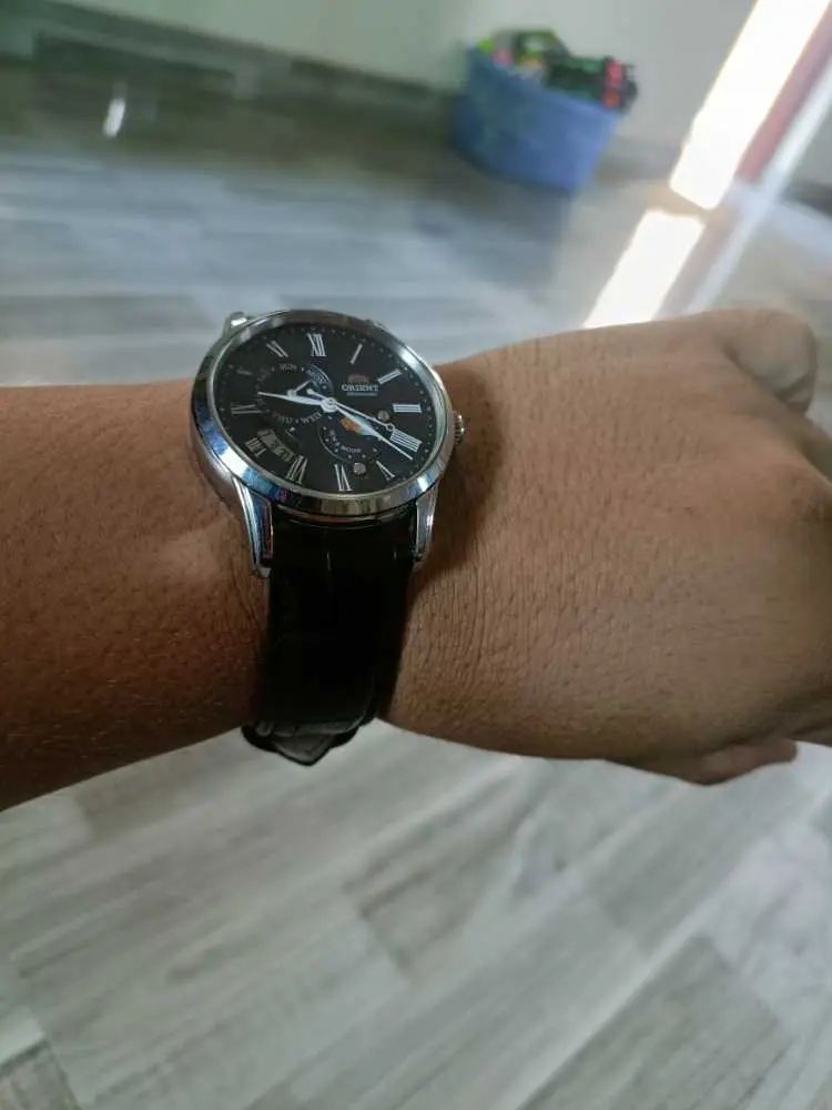 Khách hàng review Dây da đồng hồ 22mm SL103-02 Đen 1