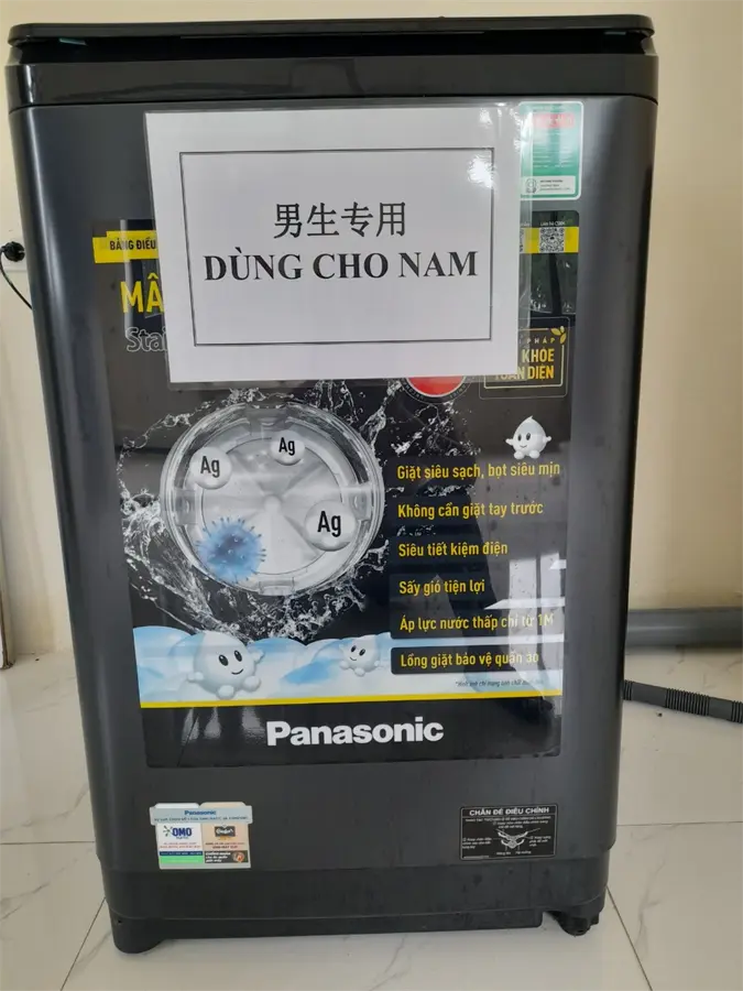 Khách hàng review Máy giặt Panasonic 10 Kg NA-F100A9BRV 23