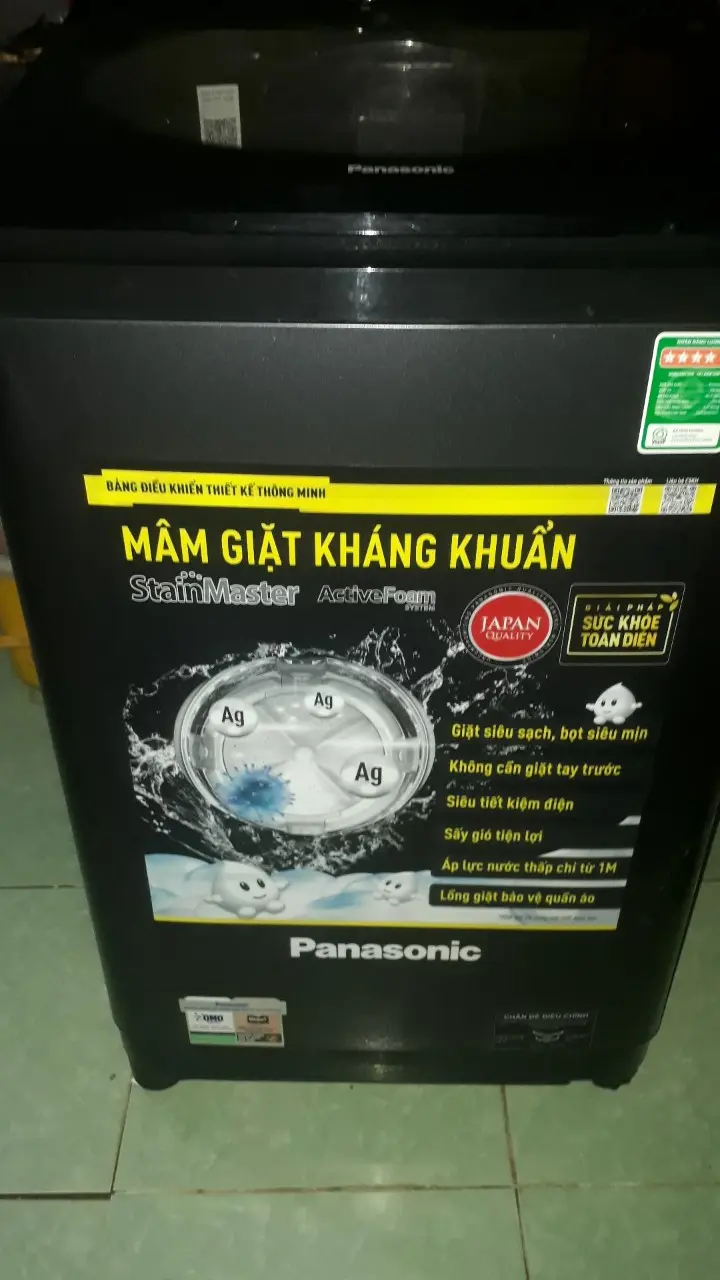 Khách hàng review Máy giặt Panasonic 10 Kg NA-F100A9BRV 20
