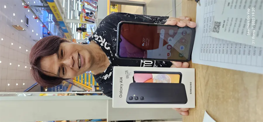 Khách hàng review Điện thoại Samsung Galaxy A14 6GB 4