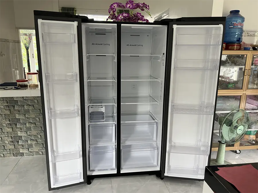 Khách hàng review Tủ lạnh Samsung Inverter 655 lít Side By Side RS62R5001B4/SV 20