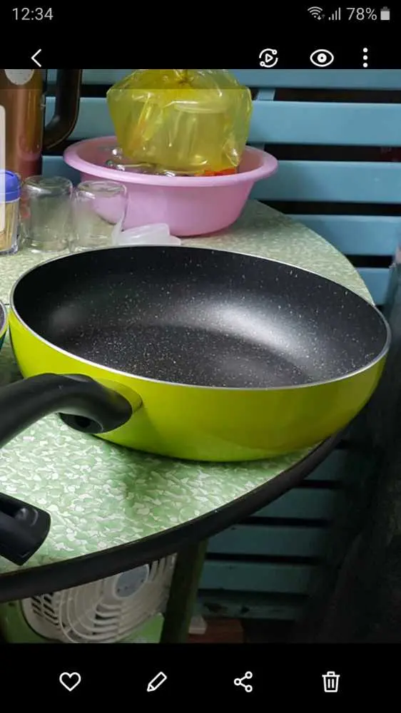 Khách hàng review Chảo nhôm chống dính vân đá đáy từ 24 cm Sunhouse SH1124MG 1