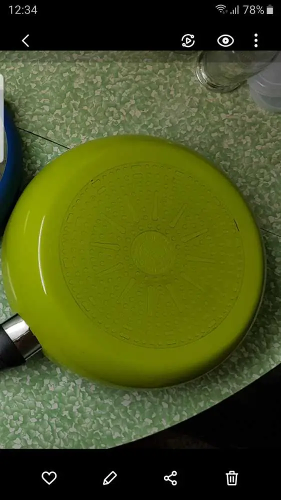 Khách hàng review Chảo nhôm chống dính vân đá đáy từ 24 cm Sunhouse SH1124MG 2