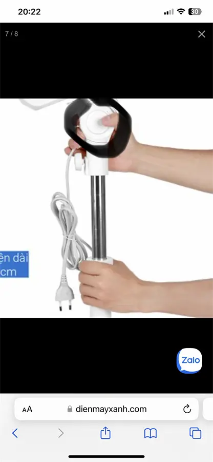 Khách hàng review Quạt đứng Asia 3 cánh VY449690 55W 4