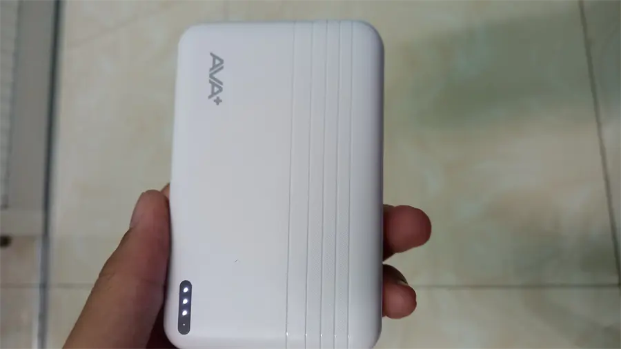 Khách hàng review Pin sạc dự phòng Polymer 10000mAh 12W AVA  DS609A 22