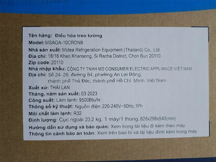 Khách hàng review Máy lạnh Midea Inverter 1 HP MSAGA-10CRDN8 17