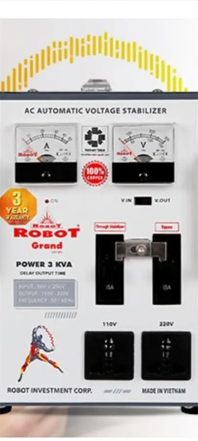 Khách hàng review Ổn áp Robot 1 pha 3KVA 90 1