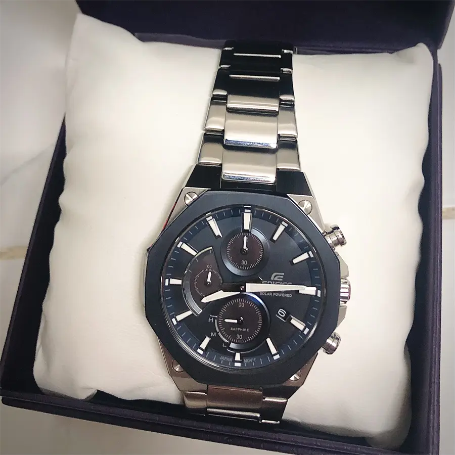 Khách hàng review Đồng hồ EDIFICE CASIO 44 mm Nam EFS-S570DB-2AUDF 1
