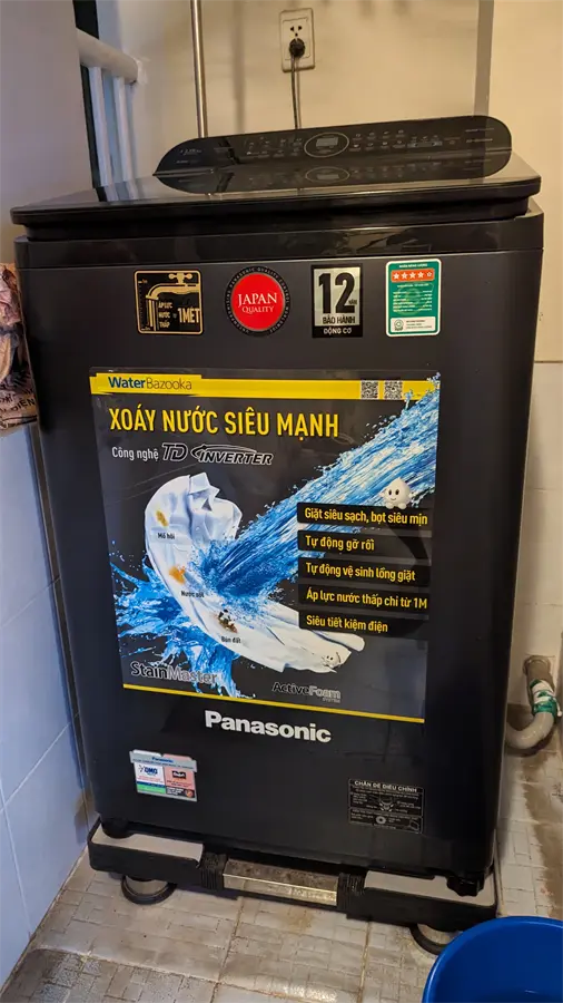 Khách hàng review Máy giặt Panasonic Inverter 11.5 Kg NA-FD11AR1BV 1