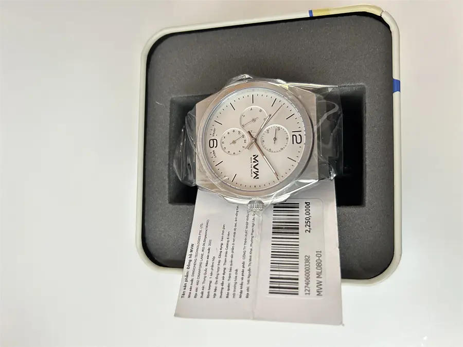 Khách hàng review Đồng hồ MVW Glory 43 mm Nam ML080-01 2