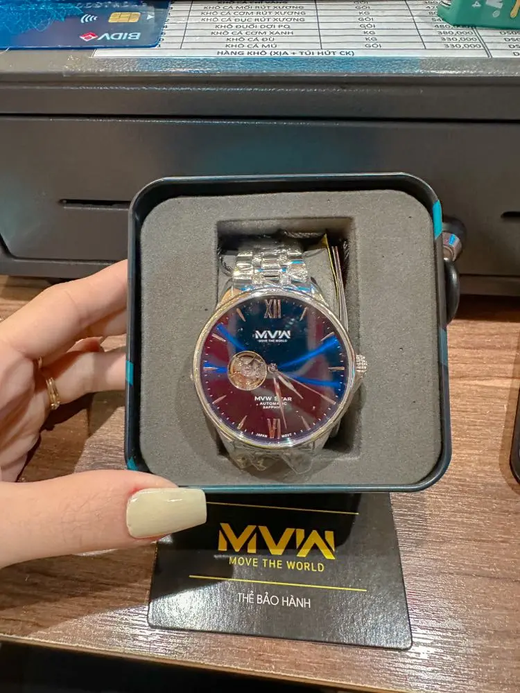 Khách hàng review Đồng hồ MVW Star 43 mm Nam MSA005-01N 3