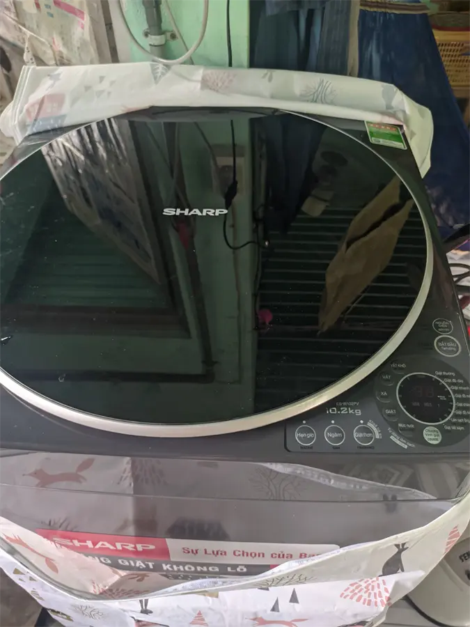 Khách hàng review Máy giặt Sharp 10.2 kg ES-W102PV-H 1
