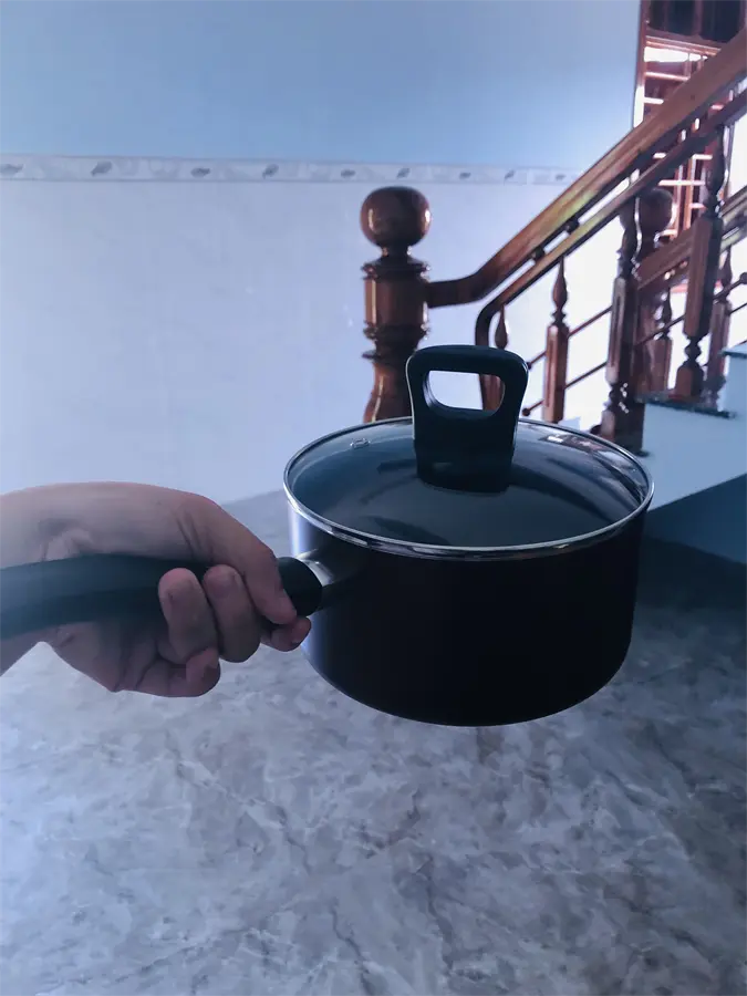 Khách hàng review Quánh nhôm chống dính nắp kính 18 cm Tefal Day By Day G1432305 1
