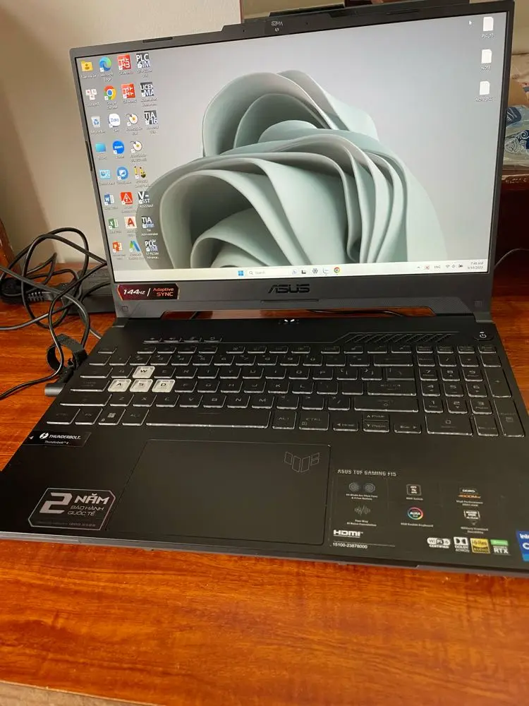 Khách hàng review Laptop Asus TUF Gaming F15 FX507ZC i7 12700H/8GB/512GB/4GB RTX3050/144Hz/Win11 (HN124W) 1