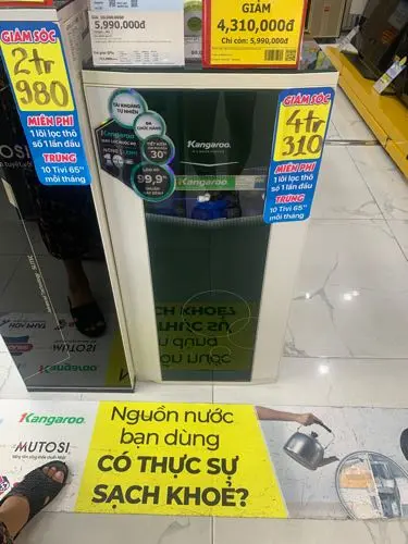 Khách hàng review Máy lọc nước RO nóng nguội lạnh Kangaroo KG10A3 10 lõi 2