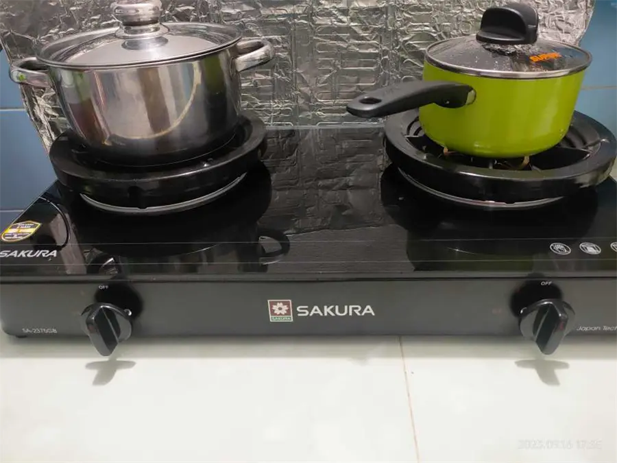 Khách hàng review Bếp ga đôi Sakura SA-2375GB 3
