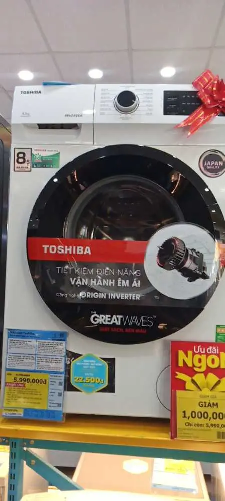 Khách hàng review Máy giặt Toshiba Inverter 8.5 Kg TW-BH95S2V WK 19