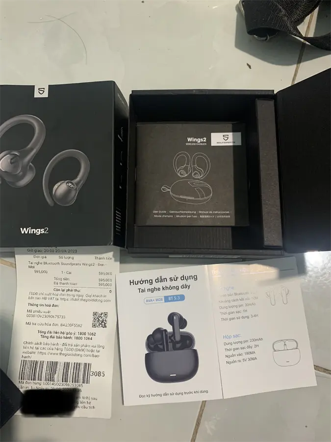 Khách hàng review Tai nghe Bluetooth True Wireless Soundpeats Wings2 3
