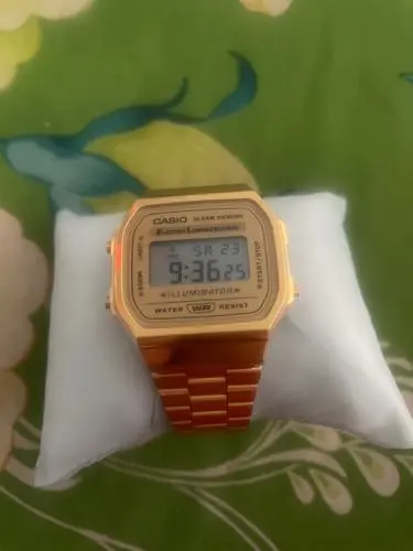 Khách hàng review Đồng hồ CASIO Vintage 35 mm Unisex A168WG-9WDF 1