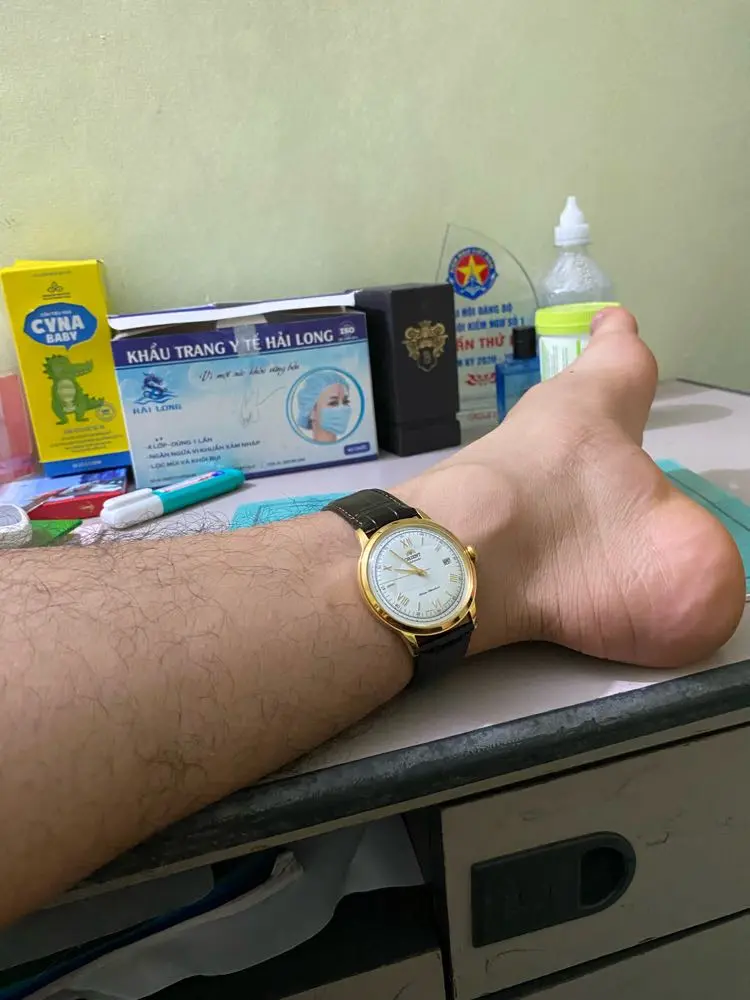 Khách hàng review Đồng hồ ORIENT Bambino 40 mm Nam FAC00007W0 4