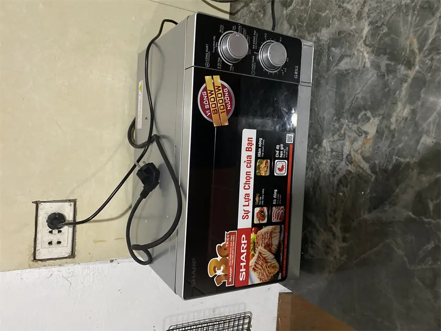 Khách hàng review Lò vi sóng có nướng Sharp R-G222VN-S 20 lít 5