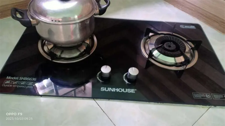 Khách hàng review Bếp ga âm Sunhouse SHB-6636 5