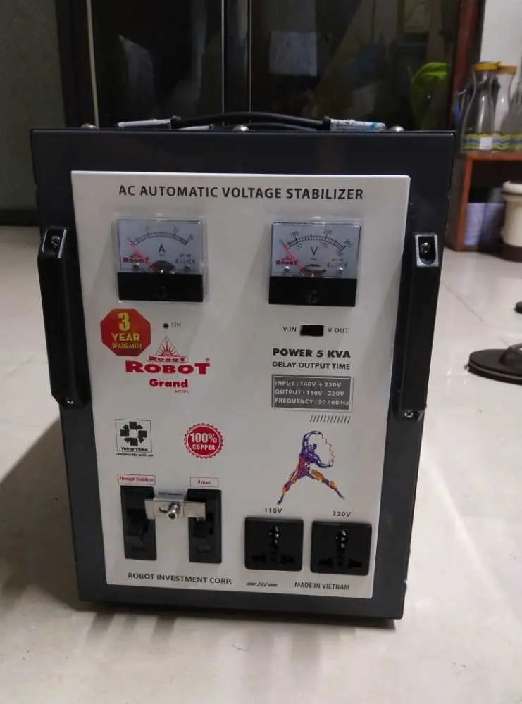 Khách hàng review Ổn áp Robot 1 pha 5KVA 140 1