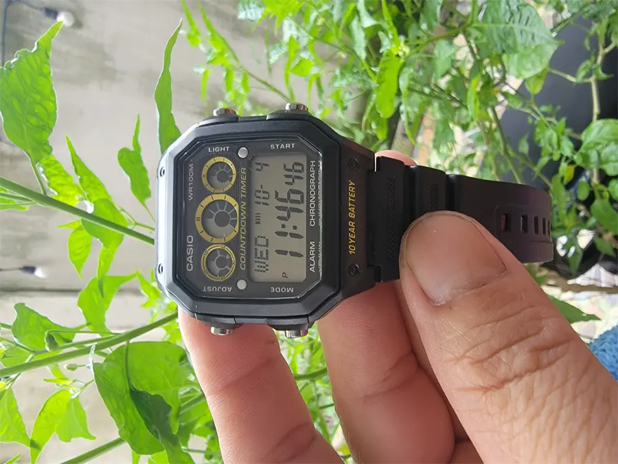 Khách hàng review Đồng hồ CASIO 39.7 mm Nam AE-1300WH-1AVDF 2