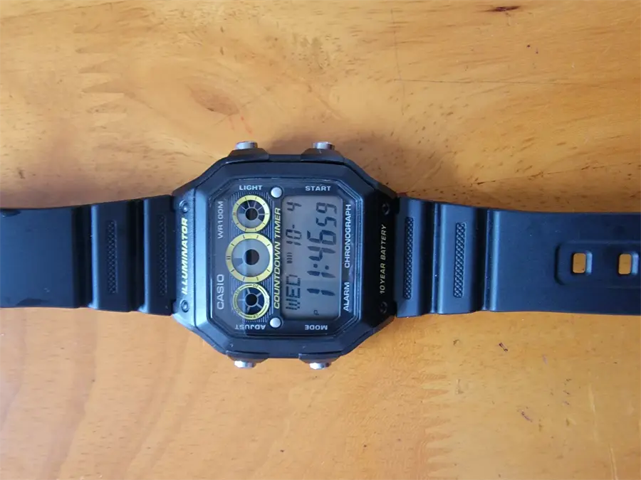 Khách hàng review Đồng hồ CASIO 39.7 mm Nam AE-1300WH-1AVDF 1