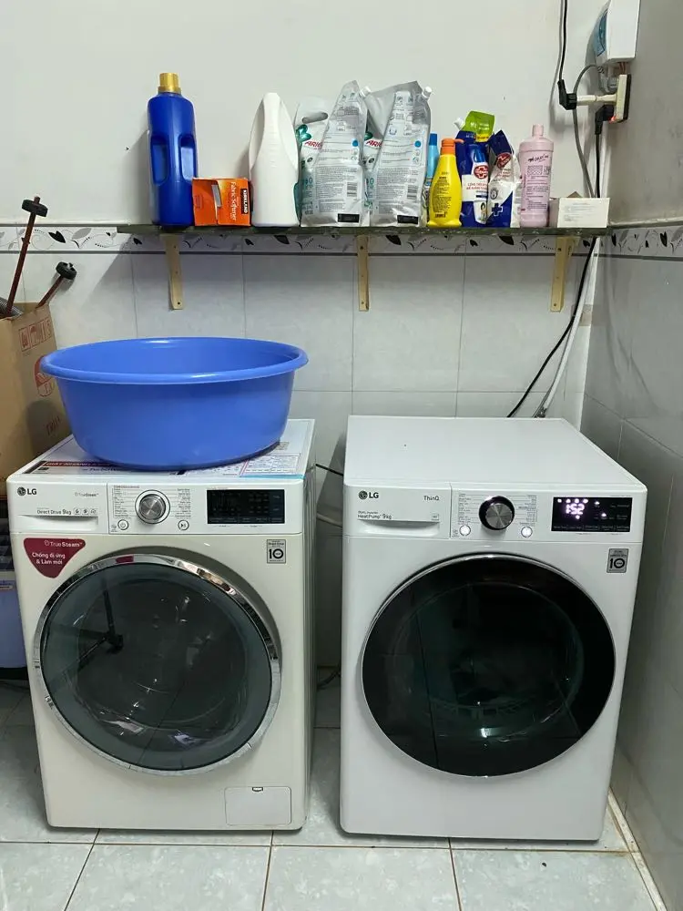 Khách hàng review Máy sấy bơm nhiệt LG 9 kg DVHP09W 3