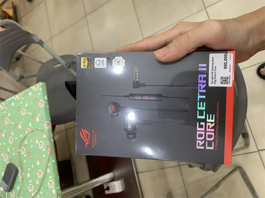 Khách hàng review Tai nghe Có Dây Gaming Asus Rog Cetra II Core 2
