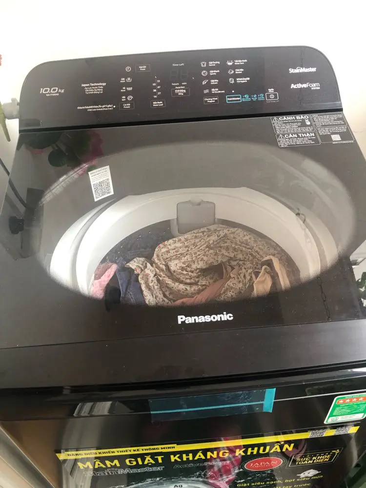 Khách hàng review Máy giặt Panasonic 10 Kg NA-F100A9BRV 18