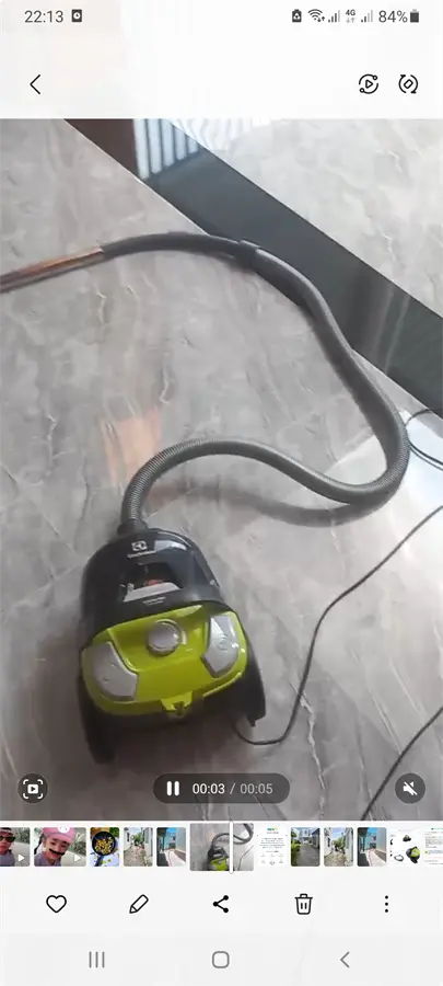Khách hàng review Máy hút bụi dạng hộp Electrolux Z1231 4