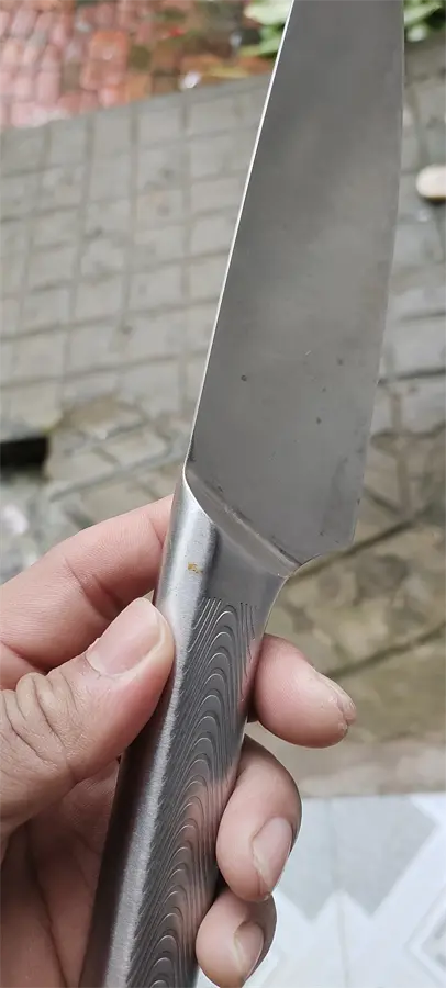 Khách hàng review Dao thái inox Delites LK-2104 3