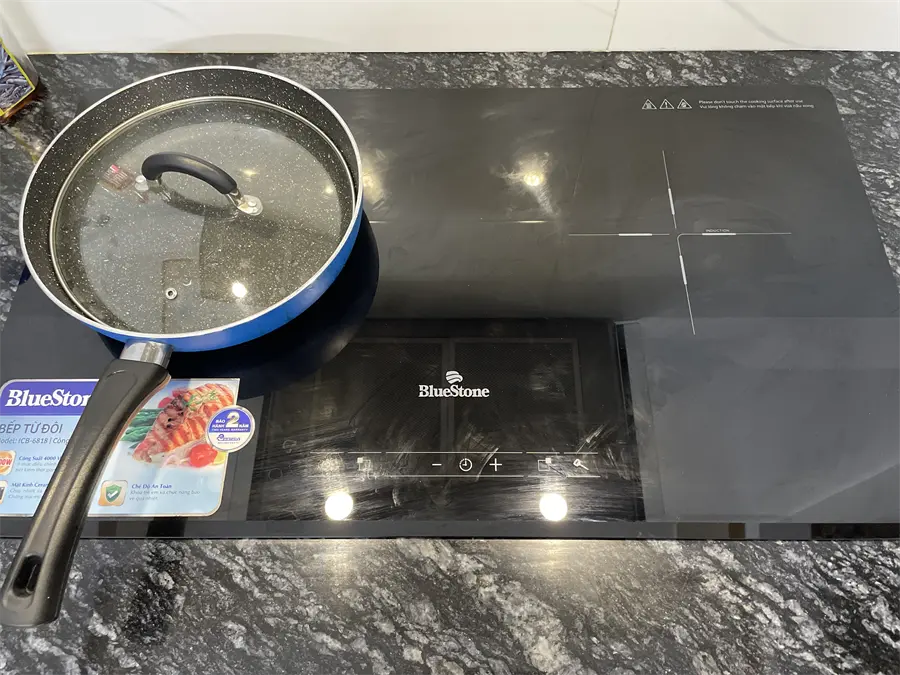 Khách hàng review Bếp từ đôi âm BlueStone ICB-6818 4000W 1