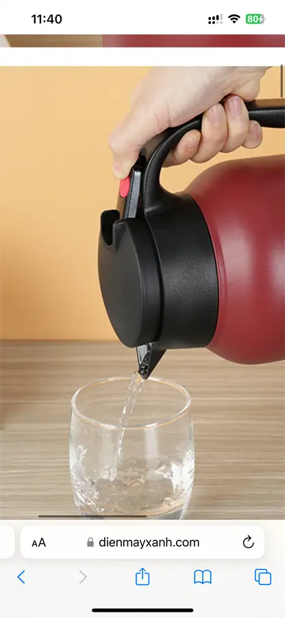 Khách hàng review Bình giữ nhiệt inox 2000 ml Delites XB-20156 4