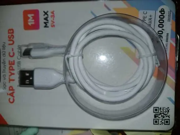 Khách hàng review Cáp sạc và truyền dữ liệu USB-A - Type-C 15W 1m AVA  DS07 2