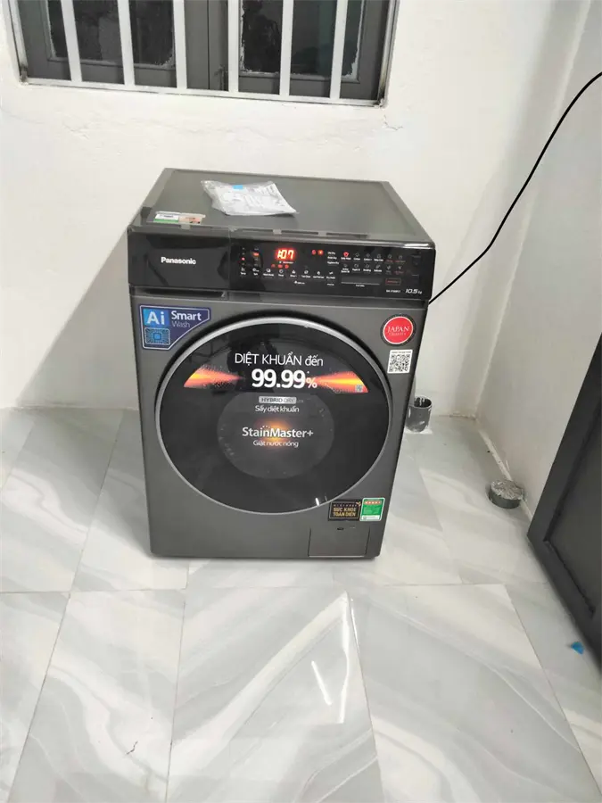 Khách hàng review Máy giặt Panasonic Inverter giặt 10.5 kg - sấy tiện ích 2 kg NA-V105FC1LV 28