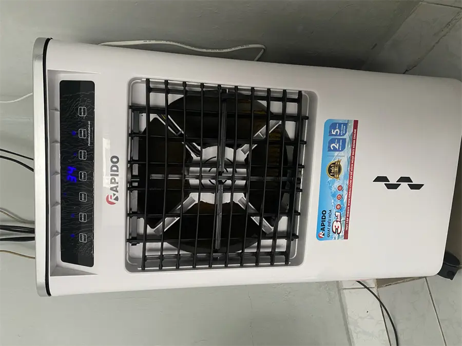 Khách hàng review Quạt điều hòa Rapido 3000D 40W 2