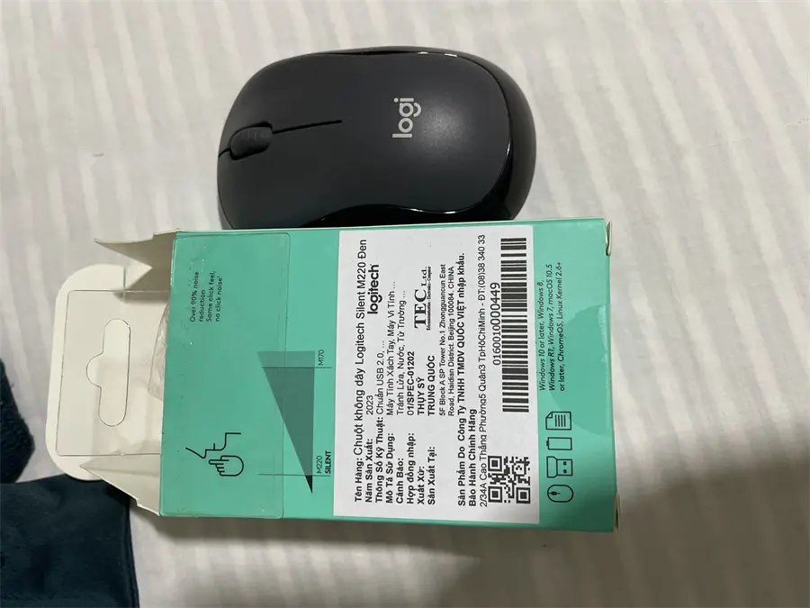 Khách hàng review Chuột Không dây Logitech Silent M220 2