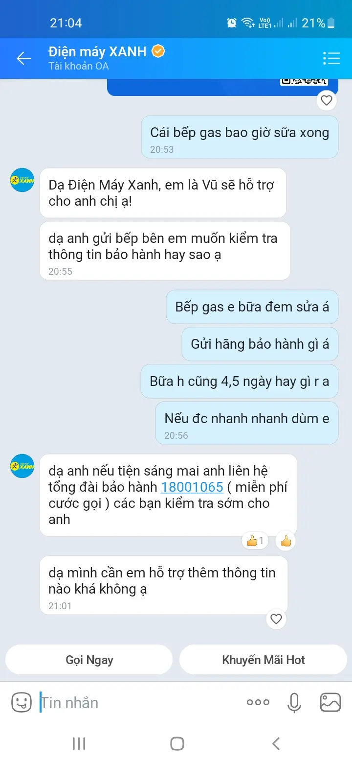 Khách hàng review Bếp ga đôi Sakura SA-695SG 5